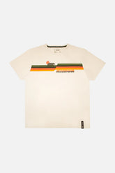 Bear Color Striped Light beige